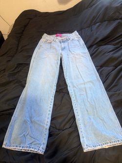 Light Wash Wide Leg Jeans