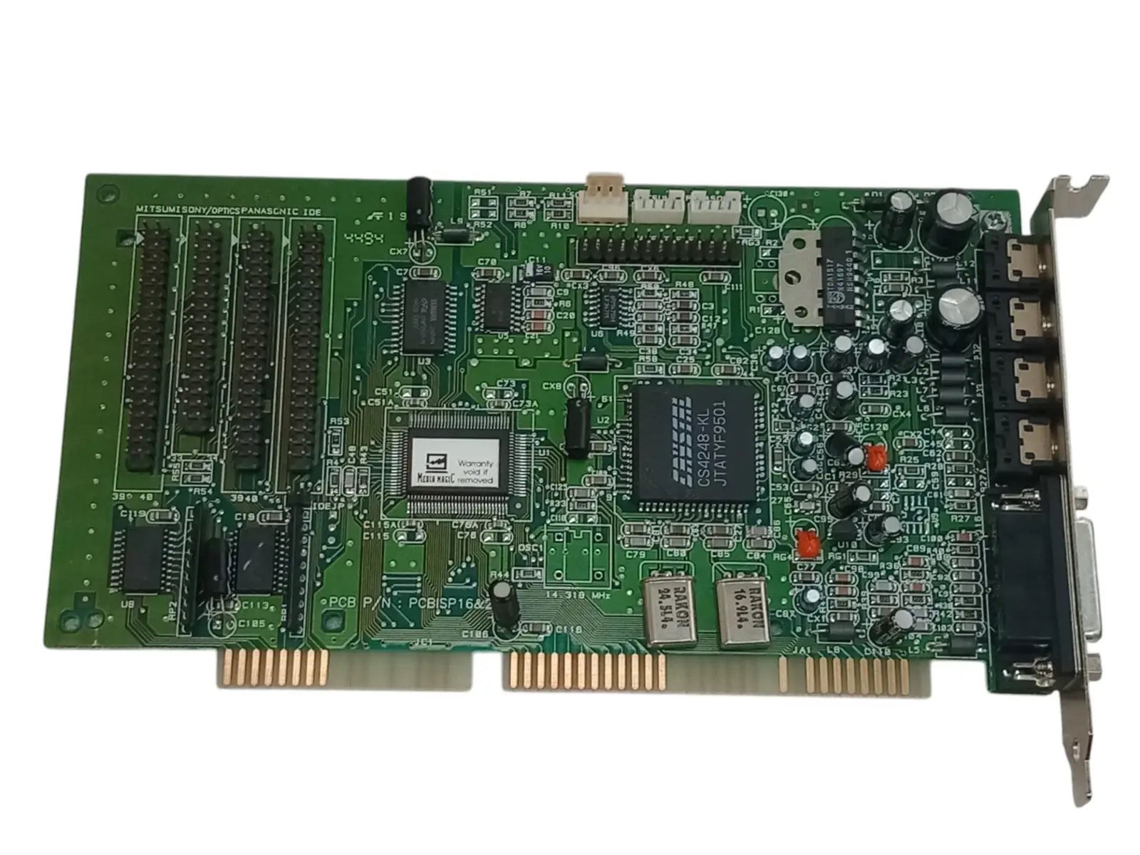 Vintage Media Magic PCBISP16&2#31 Five-Port ISA 16-Bit Sound/Audio Card