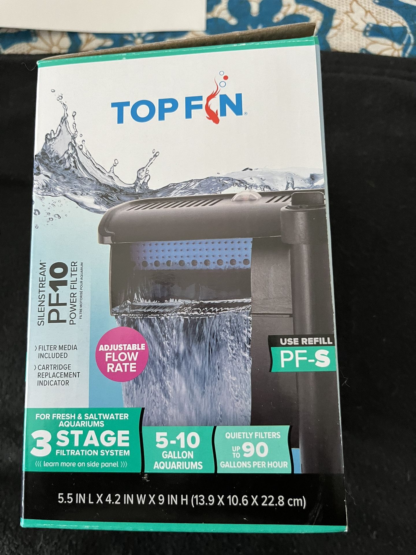 Aquarium Power Filter Top Fin Silent team