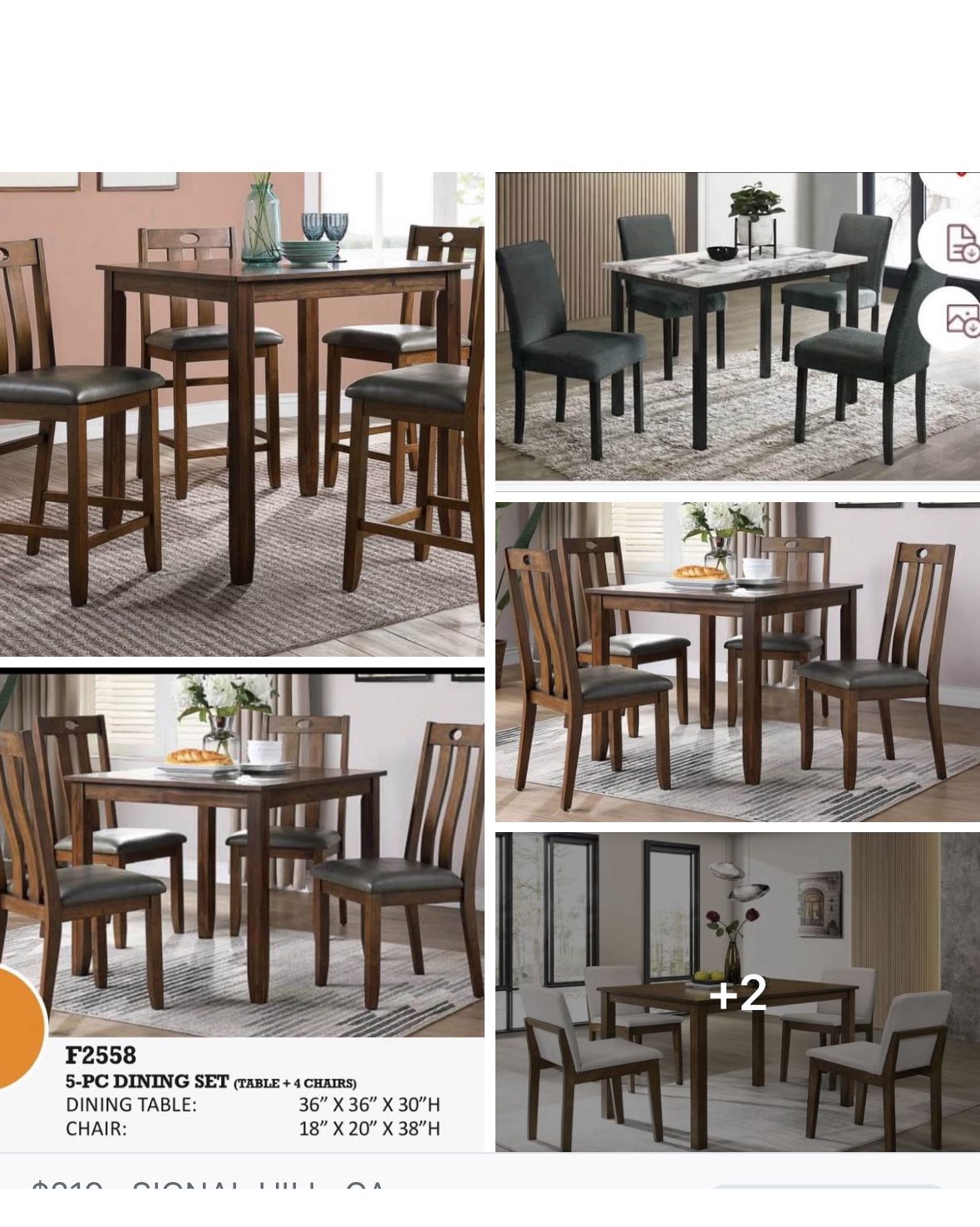 Dining Table Set With Chairs