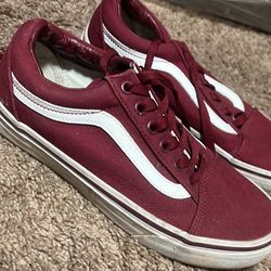 Maroon Vans 