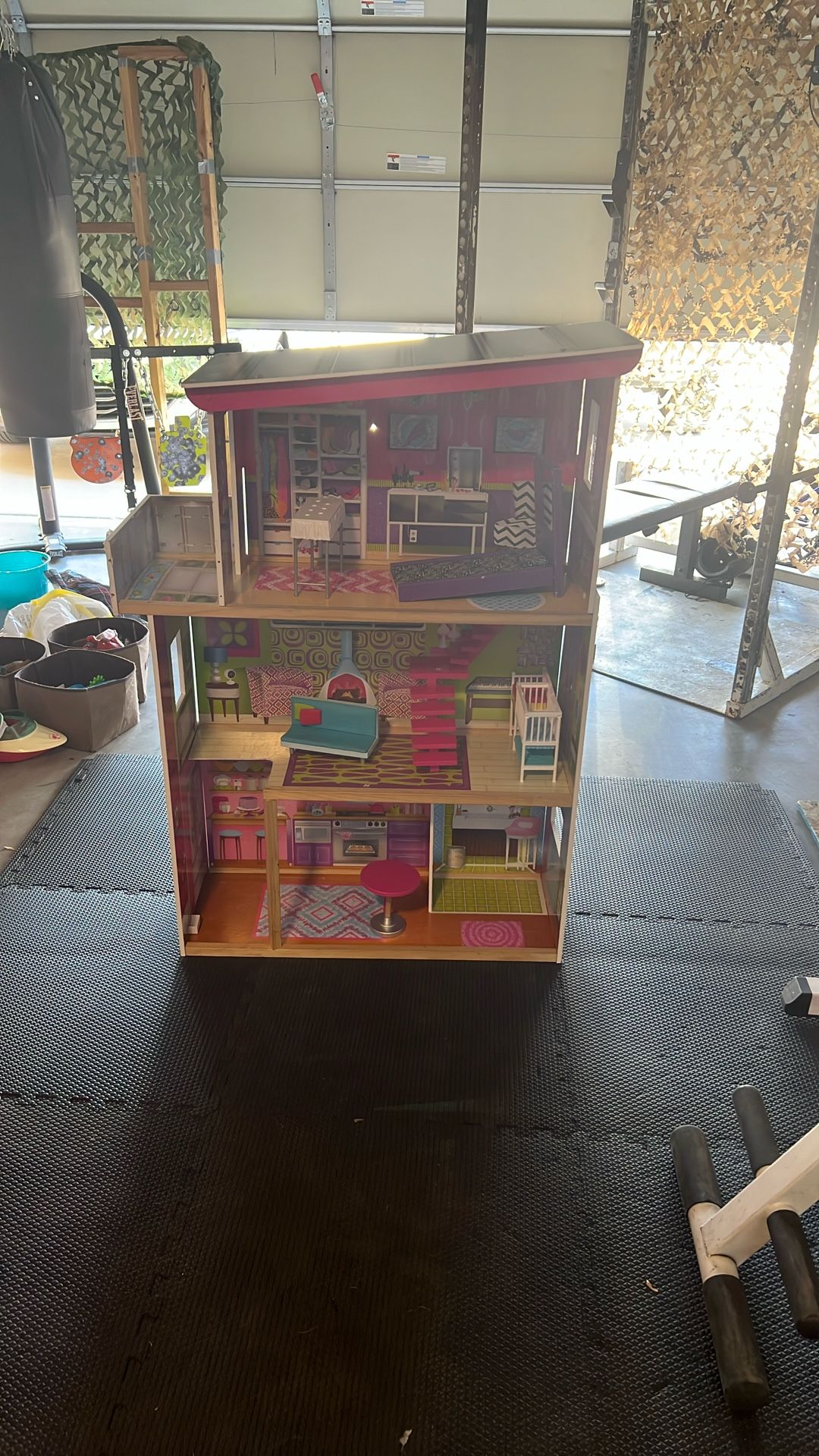 Three Story Barbie House With Balcony