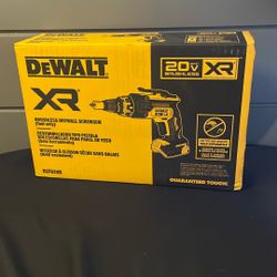 New Dewalt XR Screw gun