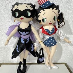 BETTY BOOP PLUSH DOLL  2 pieces 18”