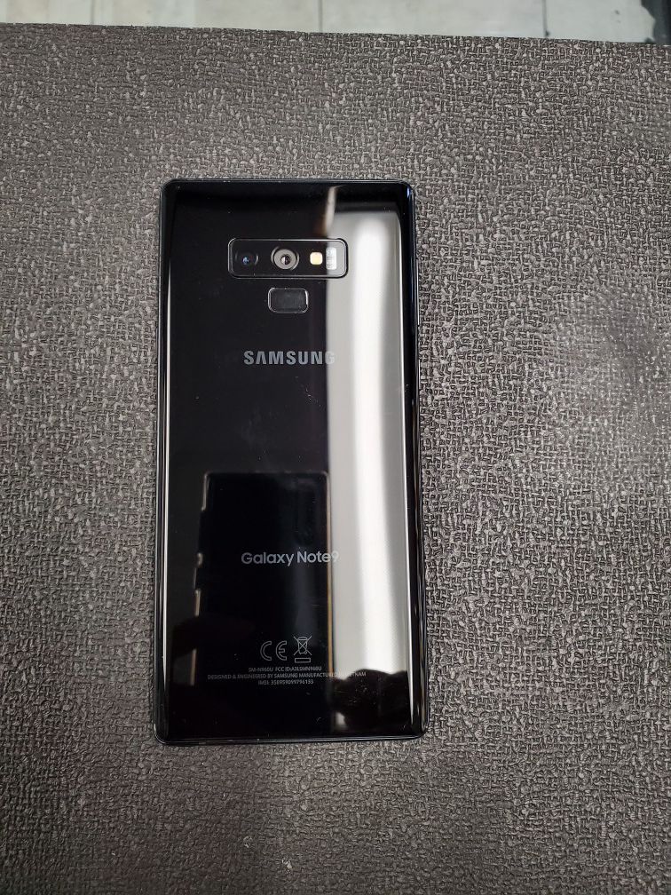 Samsung galaxy note 9 Black 128gb unlock