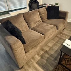 brown couch