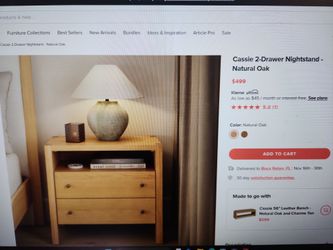 Cassie Nightstands Oak