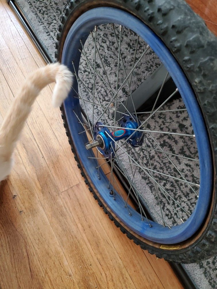 Blue Front Z Rim Old School Bmx