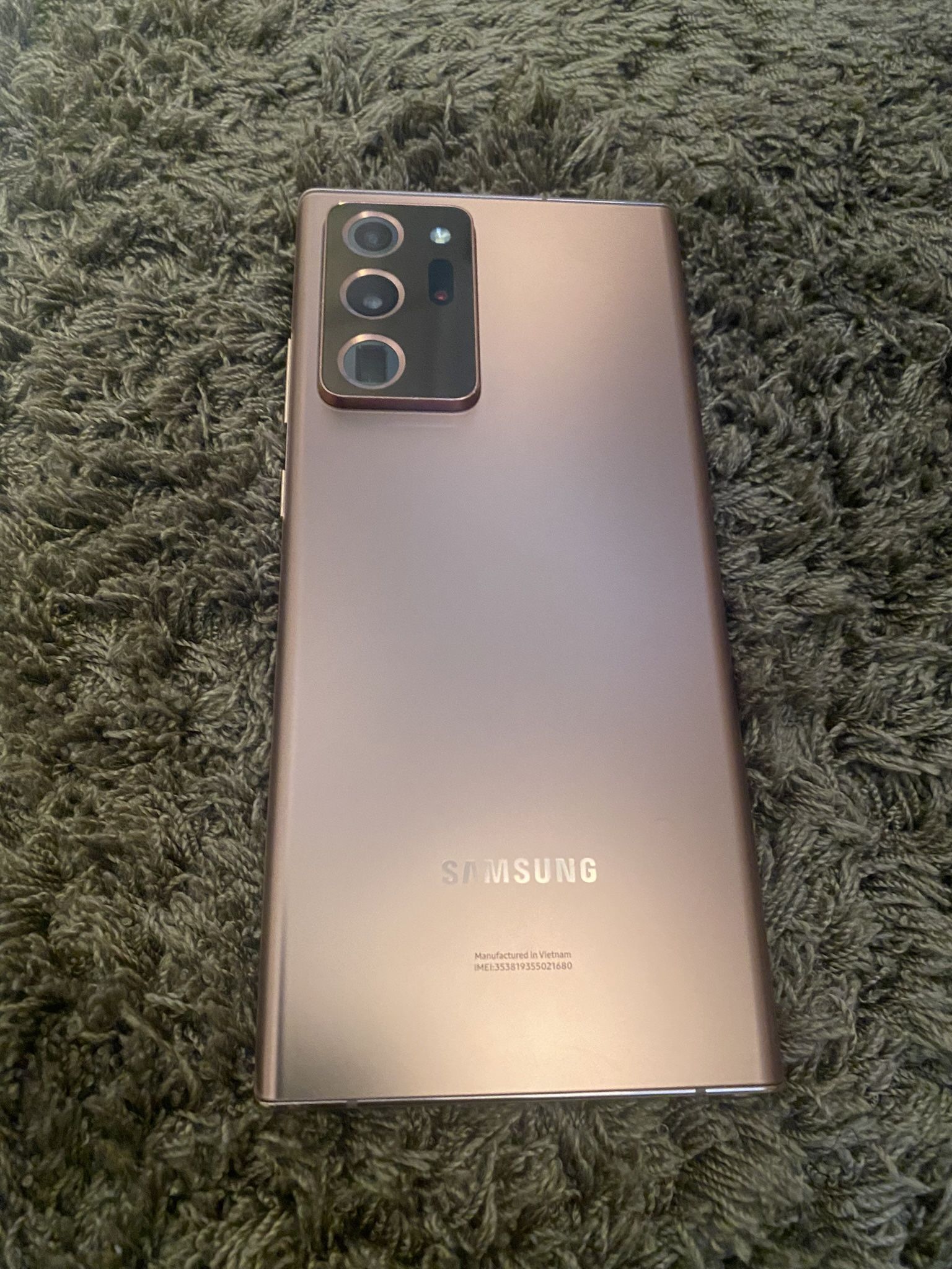UNLOCKED SAMSUNG NOTE 20 ULTRA/ SEE DESCRIPTION 