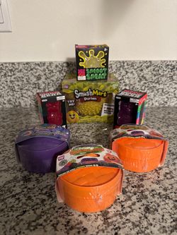 Nee Doh Squish Toy Bundle – 7 Pieces