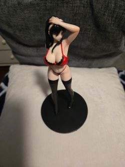 Yor Forger Thorn Princess Anime Figure 7 Inch Red Lingerie Collectible