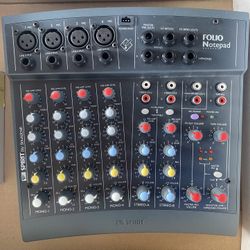 Soundcraft Folio Notepad Mixer