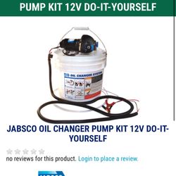 12v Pump Oil Changer Kit 