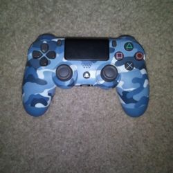 Wireless Blue Camouflage PS4 Controller 
