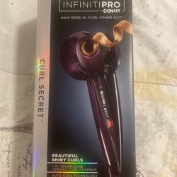 PURPLE INFINITY PRO CURL SECRET BY CONAIR OPEN BOX.