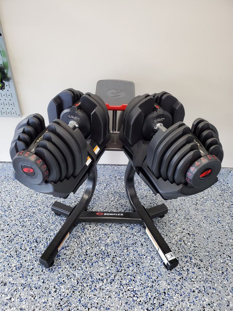 Bowflex SelectTech 1090 Adjustable Dumbbells WITH Stand