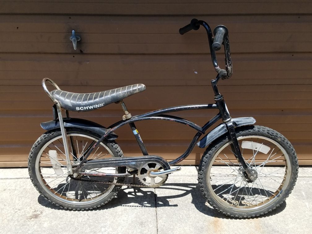 Rare Vintage Schwinn Scrambler Model BX1 6 Black 1977 for Sale