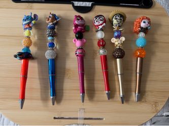 Beaded pens available Disney Sanrio