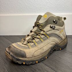 The North Face X2 Women’s Hiking Ankle Boots Size 10 Brown Yellow Walking Shoes