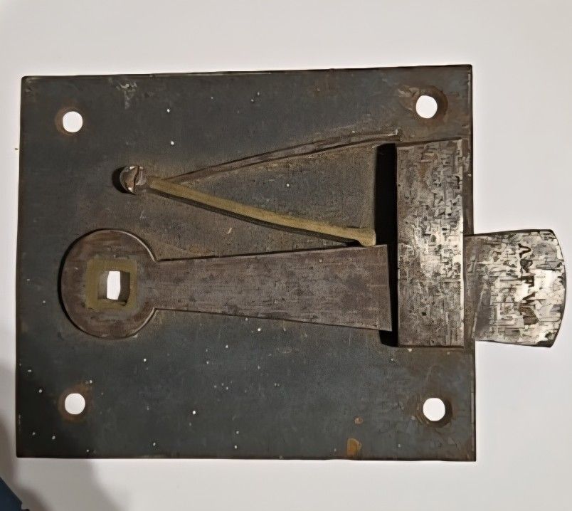 Antique Skeleton Latch Lock