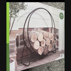 New Firewood Log Storage Rack