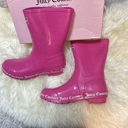 Juice Counter Womens Waterproof Rain Pink Boots Size 11 New