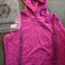 Chrome hearts pink Maddy boy hoodie