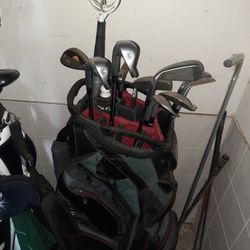 Miscellaneous Golf Clubs With Bag