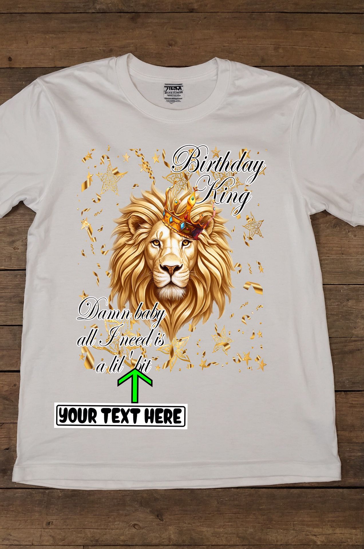 Small, medium, Large, extra large T-shirts