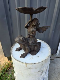 Cast iron sculpture