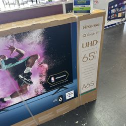 65”Hisense 4K Smart Tv