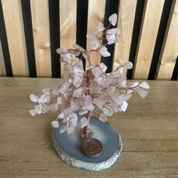 KARMA AND LUCK  - Love Harmony - Rose Quartz Feng Shui Tree
