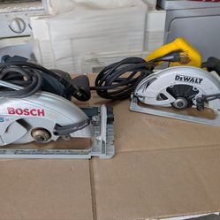 DeWalt Bosch circular saw  like New $99 each