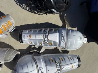 Hockey gear with bag