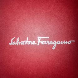 Authentic Salvatore Ferragamo Sherman Horsebit Loafers – Black Kangaroo Leather – Size 10.5 D