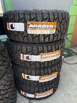 35x12.50r20 Arroyo RT tires nuevas con 50,000 millas de garantÃa las 4