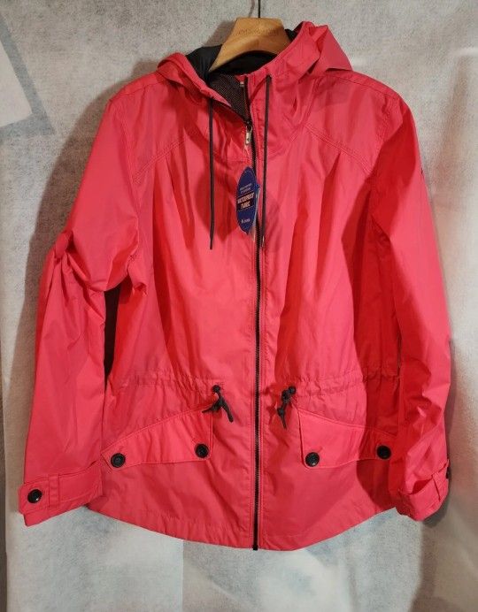 Columbia Women's "Regretless" Jacket In Bright Pink, NWT, Size XL