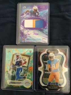 LA Chargers NFL Rookie Card Lot of 3