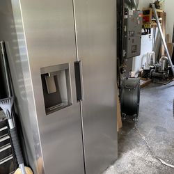Side By Side Stainless Refrigerator 