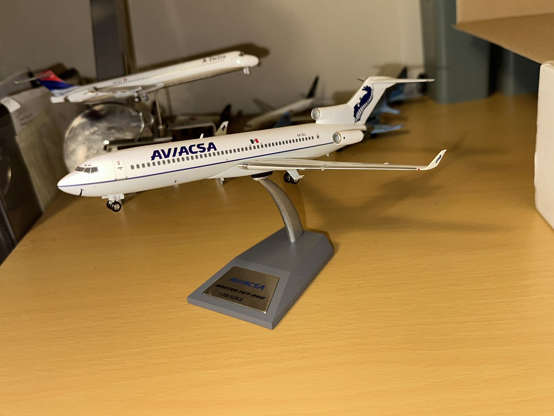 Inflight200 Models Aviacsa Airlines B727-200 Rare!