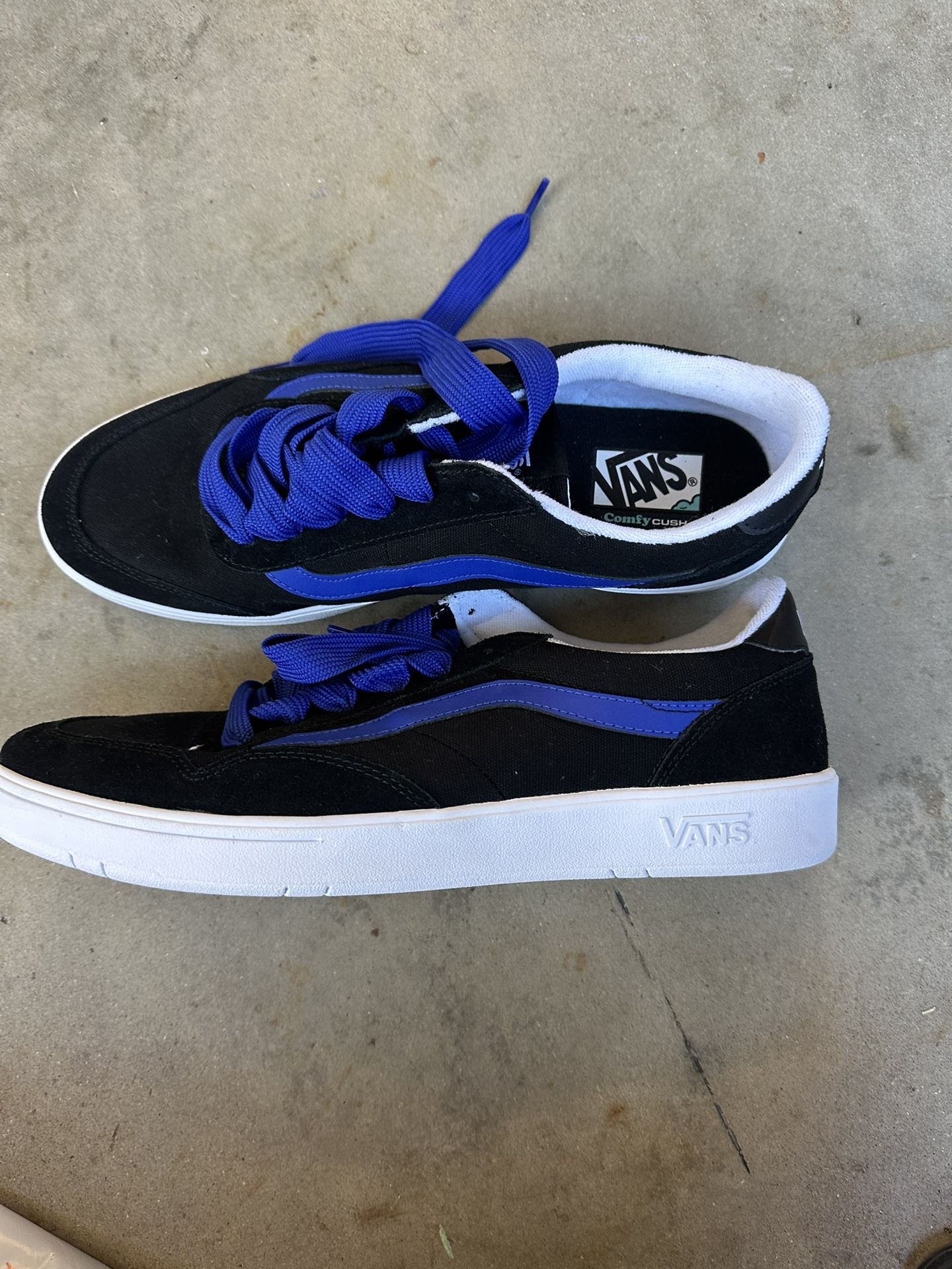 Comfy Cush Vans Size 12 Men’s