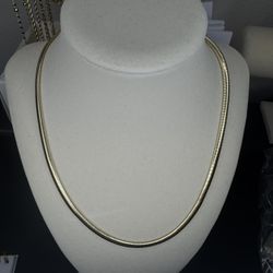 18” Gold Filled 4mm Snake Chain 