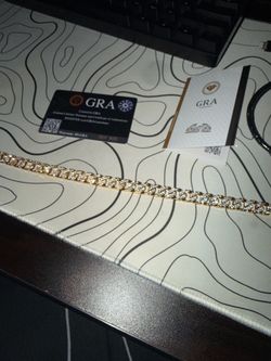 Moissanite Cuban Link VVS Gold Chain
