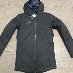 Nike Down Fill Parka Jacket Men's Size XXS Black Zip Up Hooded  915036-010 $240