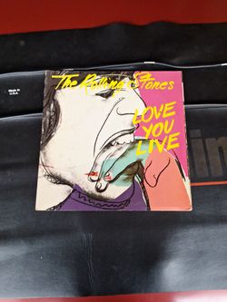 Rolling Stones Love You Live 2 Vinyl Record Album LP Gatefold COC-2-9001