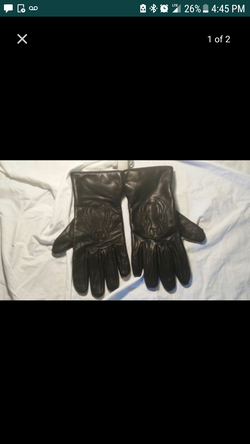 Harley women's leather gloves