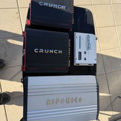 Three Car Amps And One Epicenter 