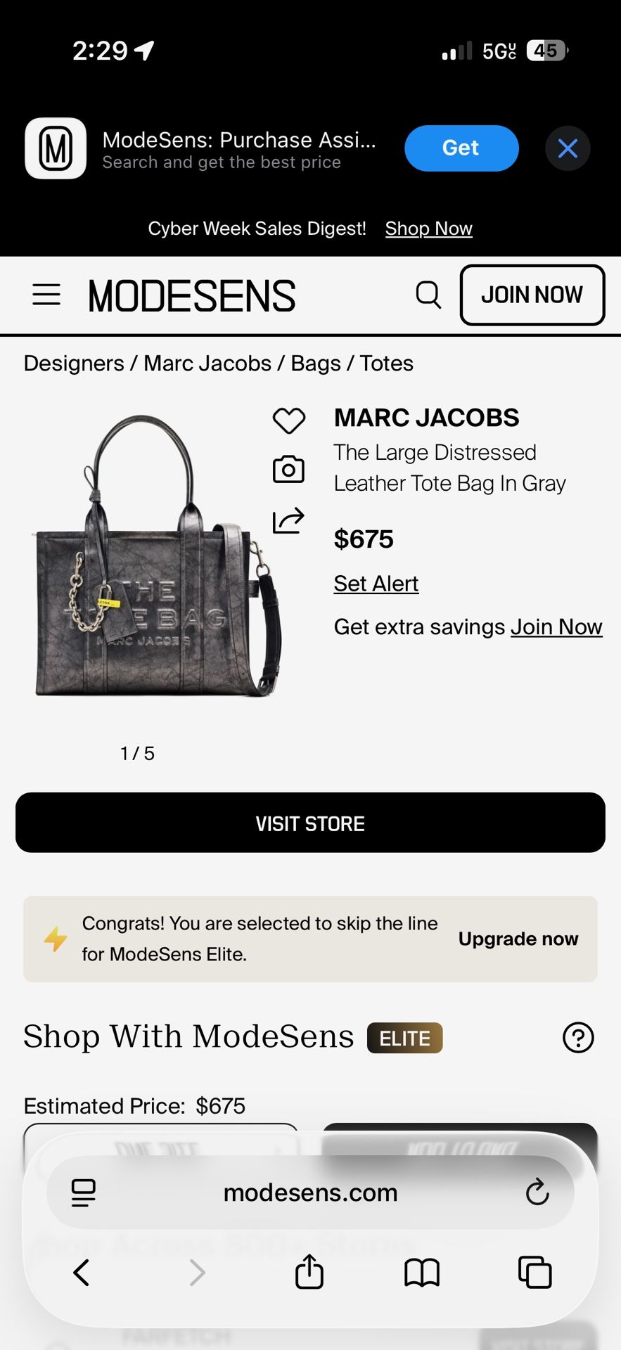 Marc Jacob’s Tote