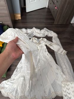 White Embroidered Anarkali Suit with Dupatta