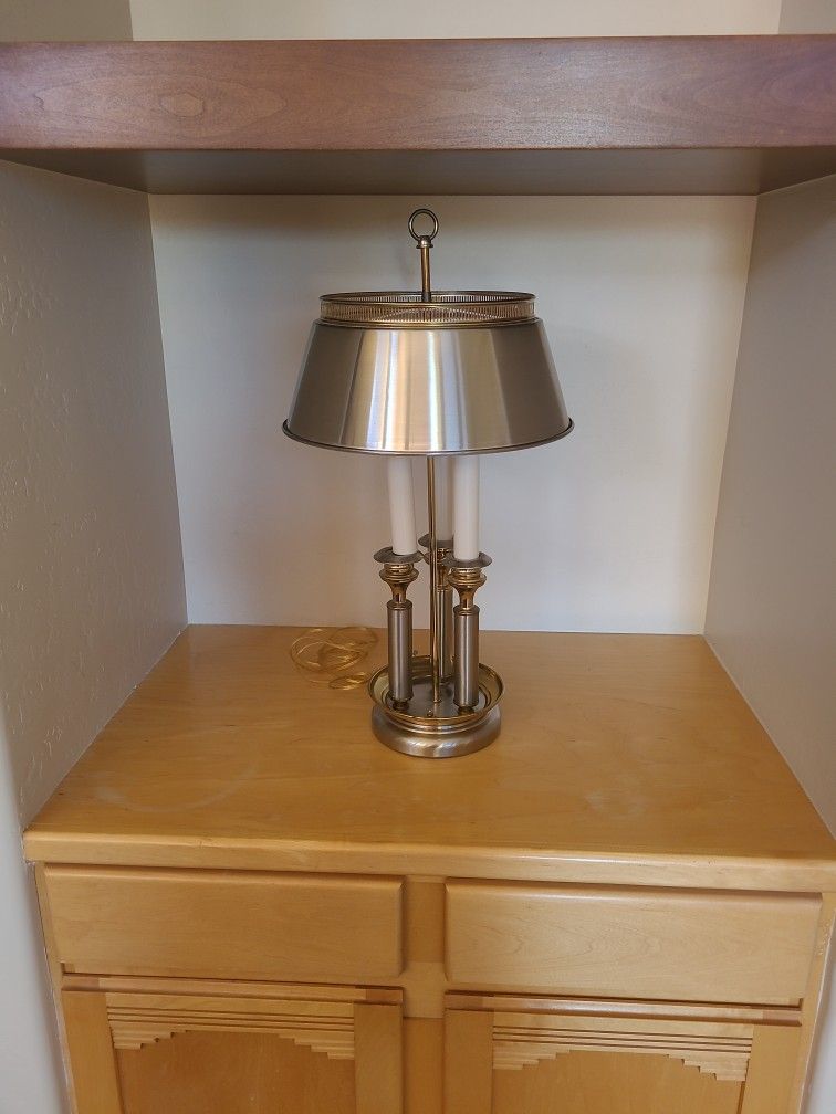 Mid Century Modern Vintage Brass Bouillotte